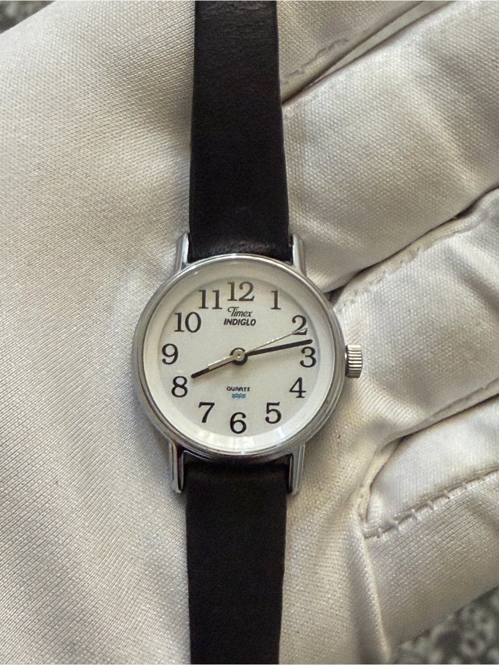 Vintage Timex Indiglo CR 1216 CELL Women's Quartz Watch 23.5mm